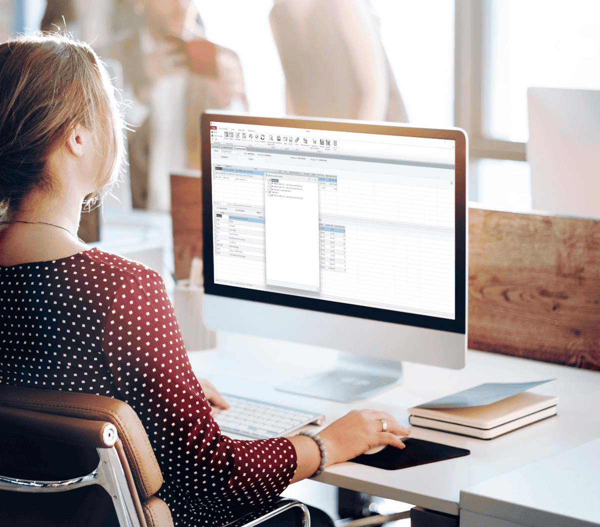 Un devis dans le logiciel ERP Herakles