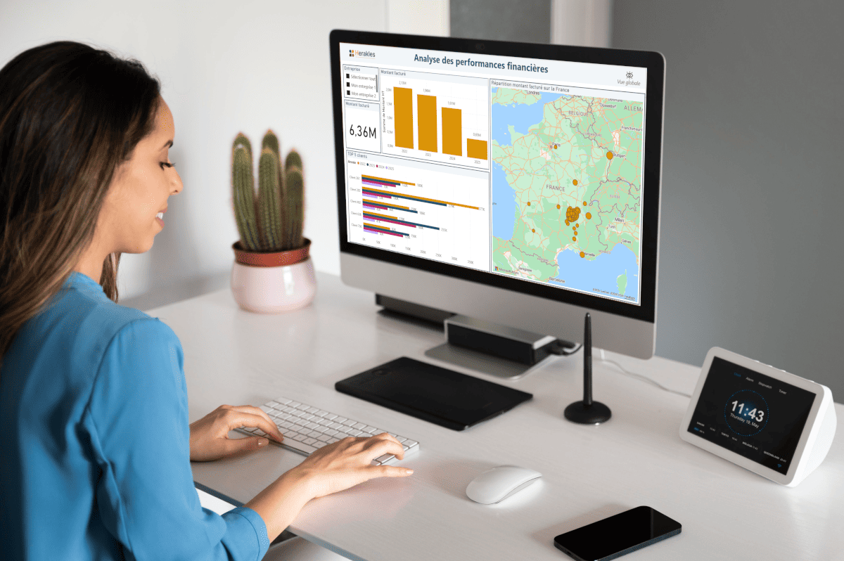 Le module Pilotage du logiciel ERP Herakles
